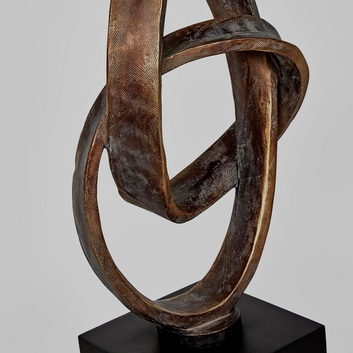 warner abstract sculpture bronze