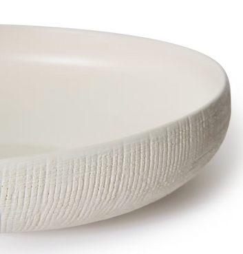 greyson bowl hessian/white