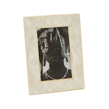 almasi photo frame - bone 4 x 6