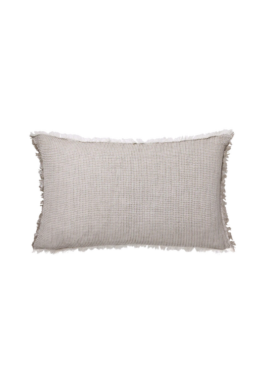 Blake natural rectangle cushion