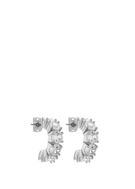 vittoria sliver cz earring