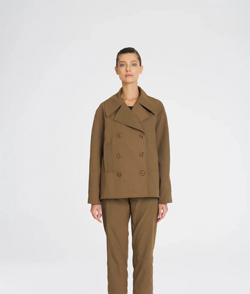 pea jacket - gravitene