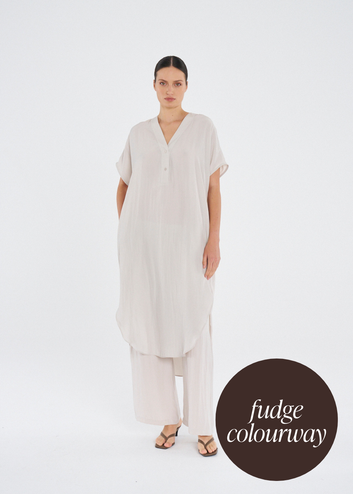 wedge tab dress mache