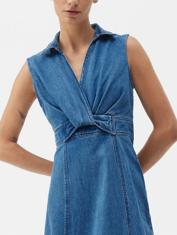 amiko denim dress