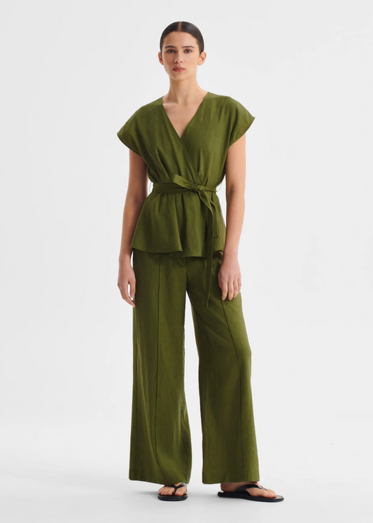 morrison - victoria pintuck pant - Haus of Alma