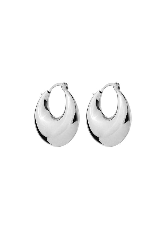 billow hoop earring