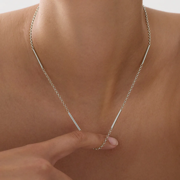 meridia necklace silver