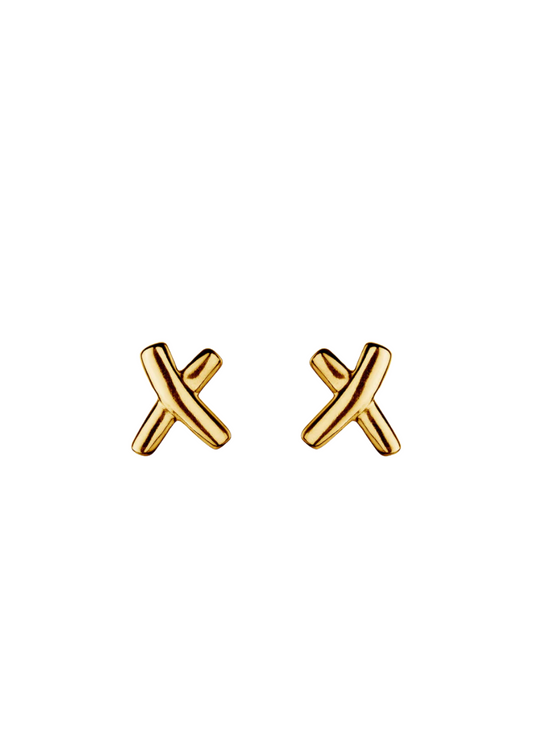 kiss stud - gold