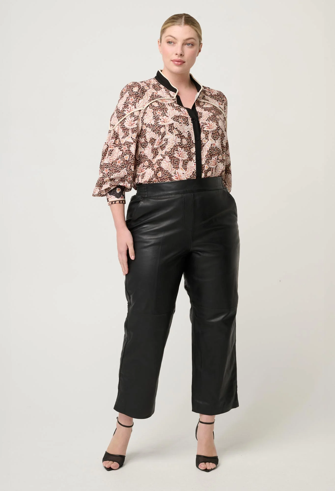 once was - harley linen rope detail shirt - Haus of Alma