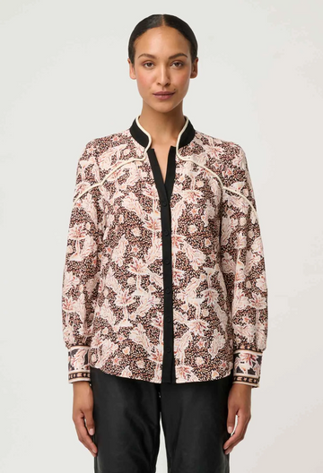 once was - harley linen rope detail shirt - Haus of Alma