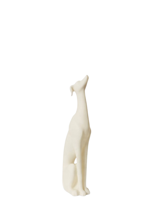 sitting dog sculpture