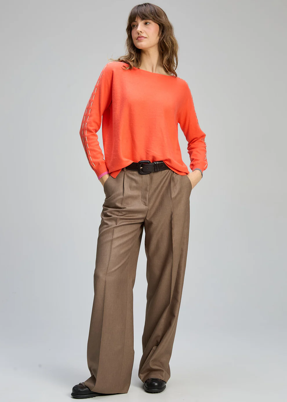 zaket & plover - threaded sleeve jumper - Haus of Alma