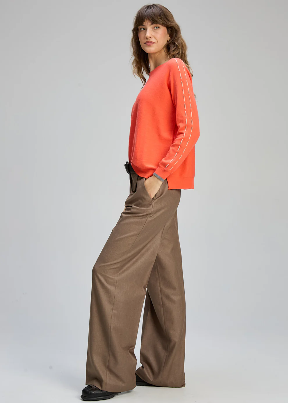 zaket & plover - threaded sleeve jumper - Haus of Alma