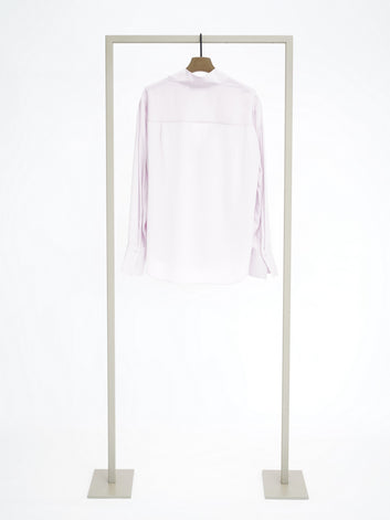 Herzens silk blouse in Pinky, back view – Haus of Alma