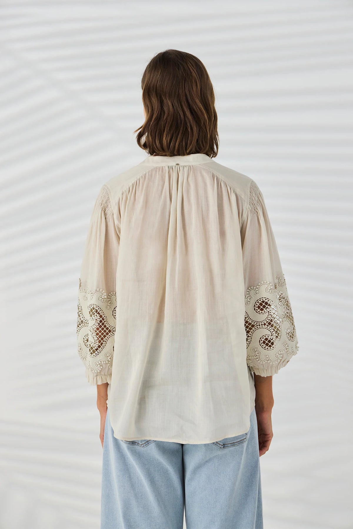 Lania Austin Shirt in Latte - back