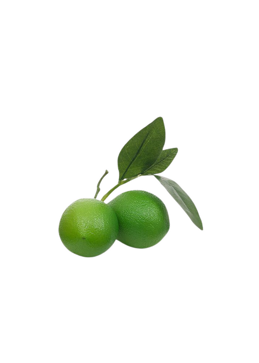 faux lime cluster w/leaf