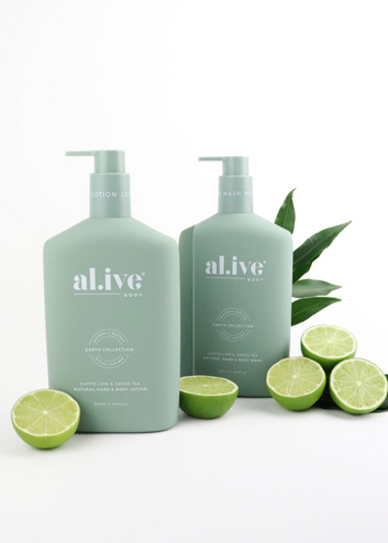 wash & lotion duo - kaffir lime & green tea