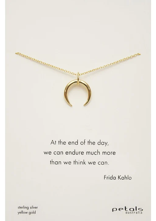 lunar - gold chain - gold open circle